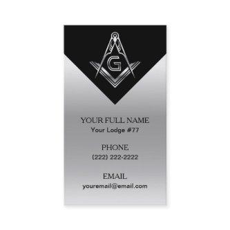 Black and Silver Masonic  Template