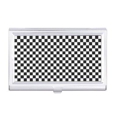 Black and White Classic Checkerboard by STaylor Case For