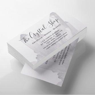 Black and White Crystal Rock Shop