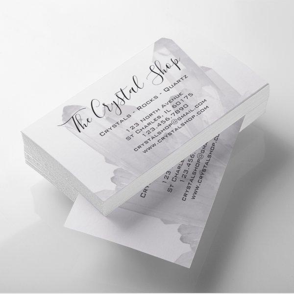 Black and White Crystal Rock Shop