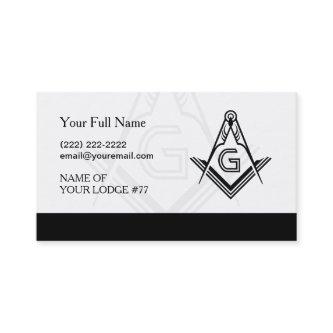 Black and White Freemason