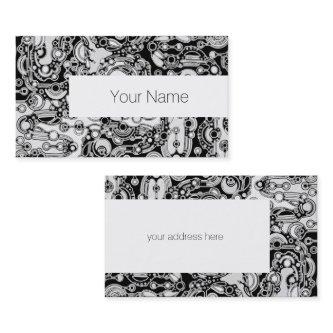 Black And White Geometric Art 3