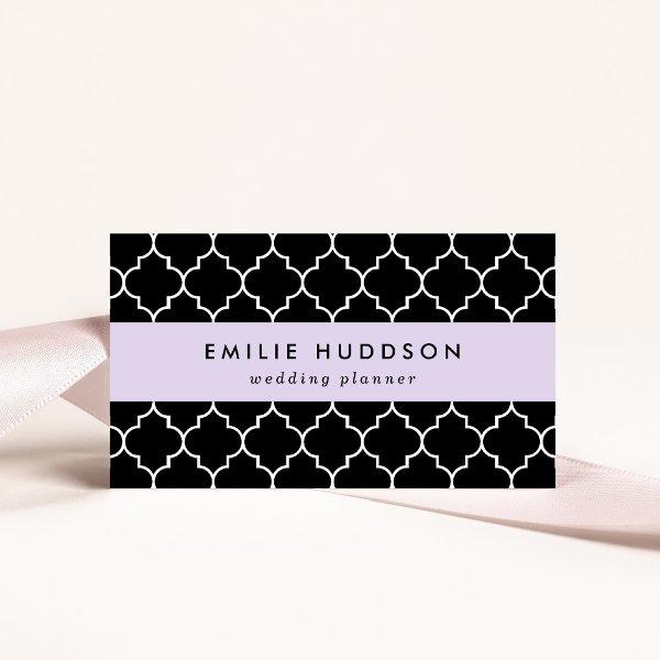 Black And White Latticework, Quatrefoil, Trellis