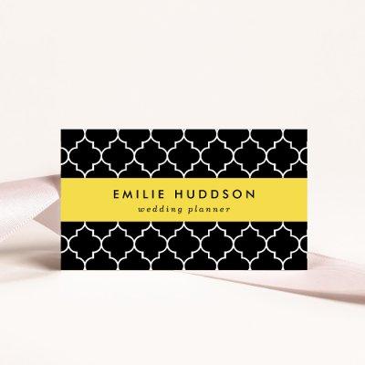 Black And White Latticework, Quatrefoil, Trellis