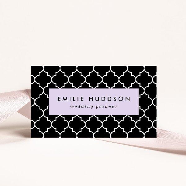 Black And White Latticework, Quatrefoil, Trellis