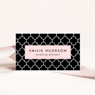 Black And White Latticework, Quatrefoil, Trellis