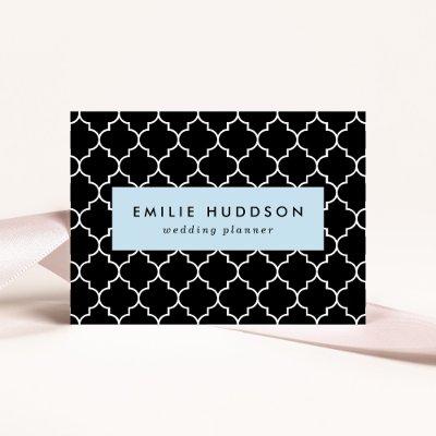 Black And White Latticework, Quatrefoil, Trellis