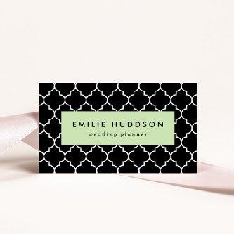 Black And White Latticework, Quatrefoil, Trellis