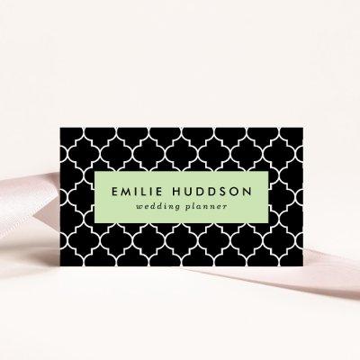 Black And White Latticework, Quatrefoil, Trellis