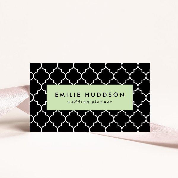 Black And White Latticework, Quatrefoil, Trellis