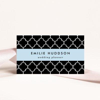 Black And White Latticework, Quatrefoil, Trellis