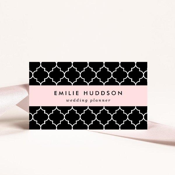 Black And White Latticework, Quatrefoil, Trellis