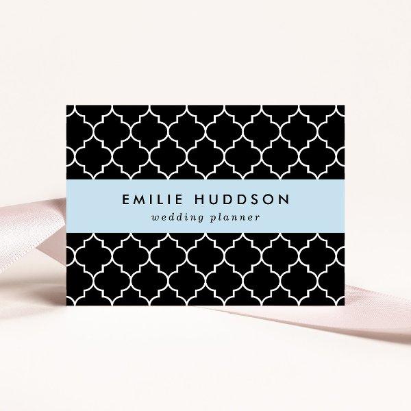 Black And White Latticework, Quatrefoil, Trellis