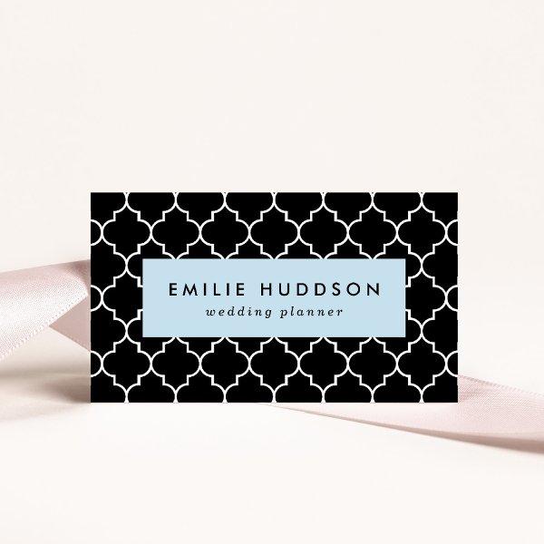 Black And White Latticework, Quatrefoil, Trellis