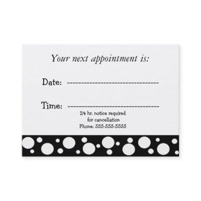 Black and White Medical Appointment