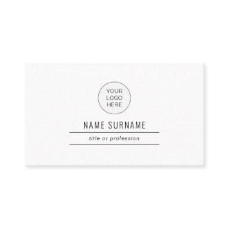 Black and White Minimalist Modern Simple Business