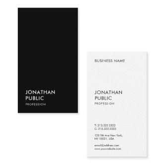 Black And White Modern Elegant Simple Template