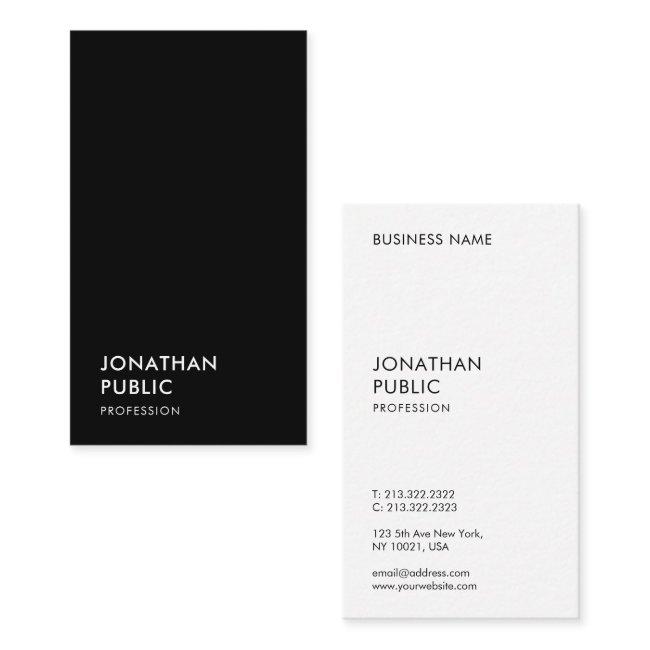 Black And White Modern Elegant Simple Template