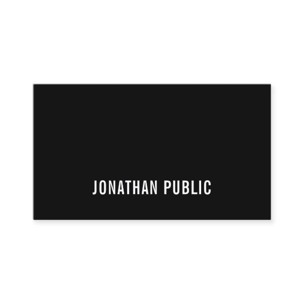 Black And White Modern Minimalist Design Trendy