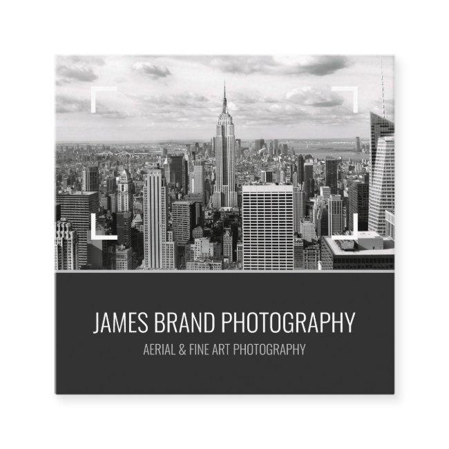 Black and White Photographer Social Media Handle Square