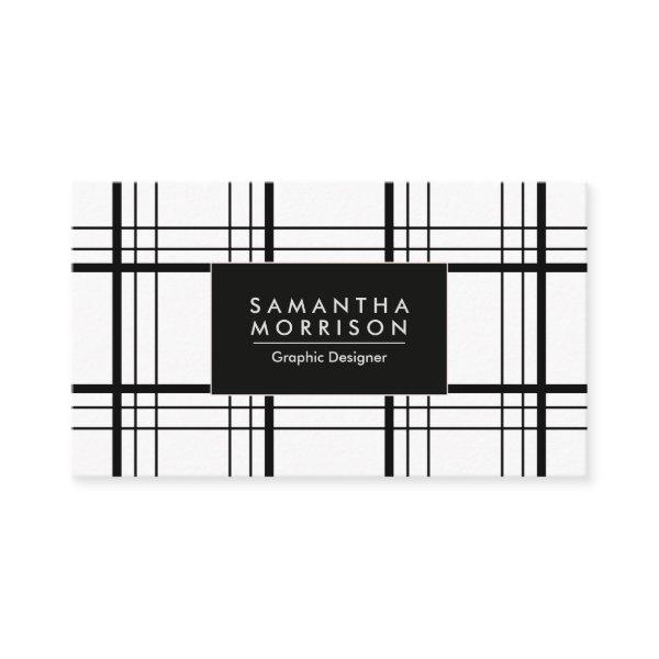 Black and White Plaid