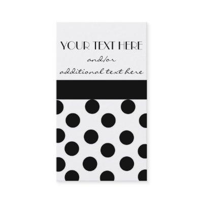 Black and White Polka Dot