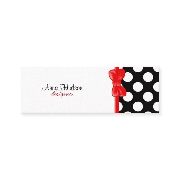 Black and White Polka Dots, Polka Dot Pattern Mini