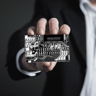Black and White printed circuit board engineering