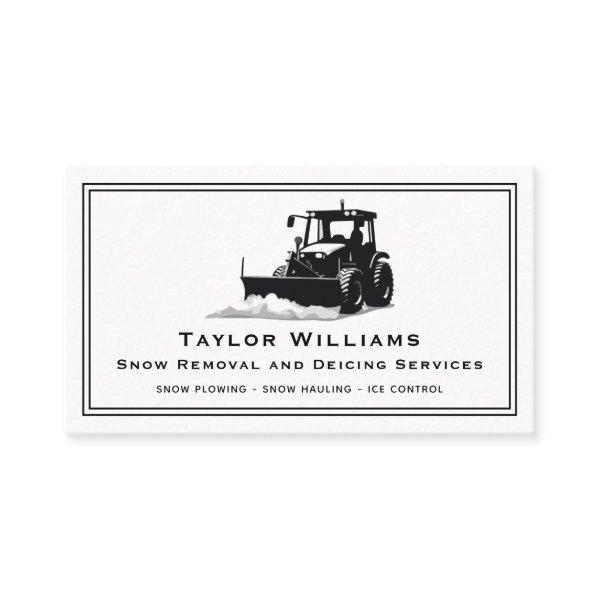Black And White Snow Removal And Deicing Services