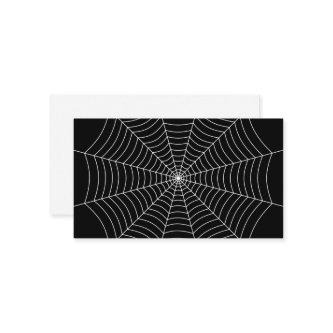 Black and White spider web Halloween pattern