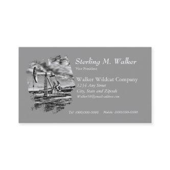 Black and White (Splash) Oilwell Pumping Unit