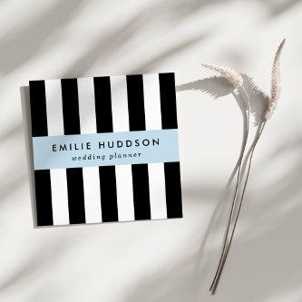 Black and White Stripes, Striped Pattern, Lines Square
