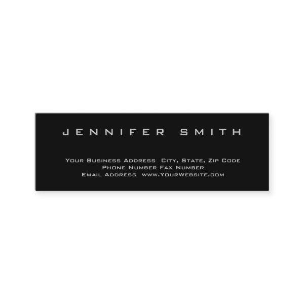 Black Background Plain Standard Slim