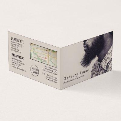 Black Beard Model, Men's Barbers, Loyalty Card