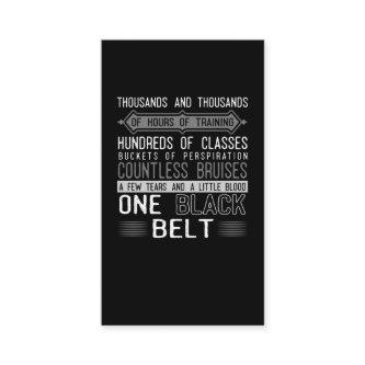 Black Belt Karate Taekwondo Jiu Jitsu Motivation