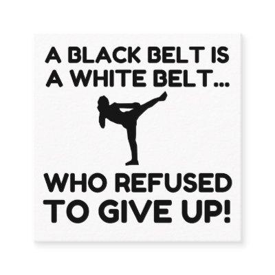 BLACK BELT REFUSAL SQUARE