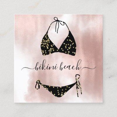 Black Bikini Lingerie Beach Costume Underwear Shop Square