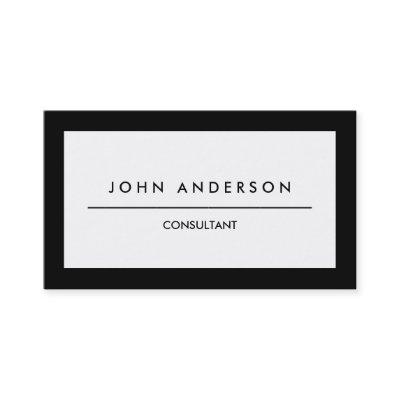 Black Border, Classic, Simple, Two-Sided