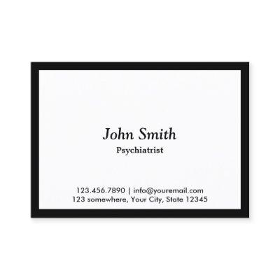 Black Border Psychiatrist