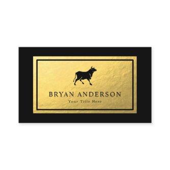 Black Bull - Faux Gold Foil