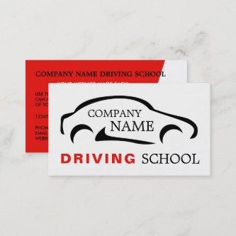 Black Car Logo, Driving School, Instructor