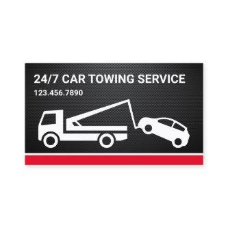 Black Carbon Fiber Car Towing Service Tow Truck