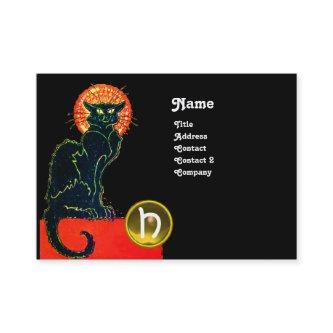 BLACK CAT PARTY MONOGRAM