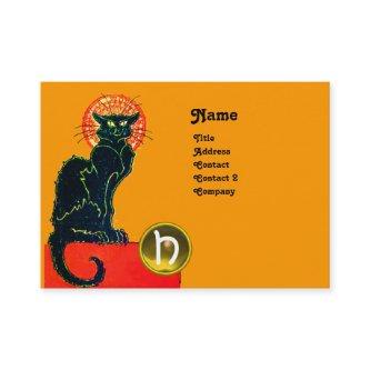 BLACK CAT PARTY MONOGRAM