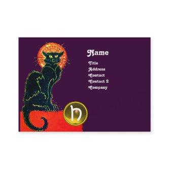 BLACK CAT PARTY MONOGRAM