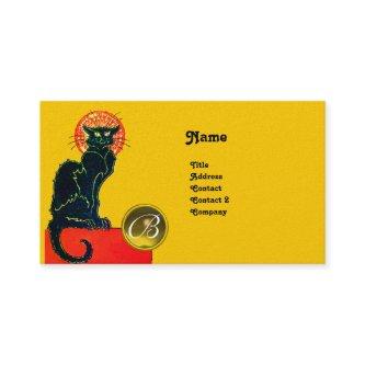 BLACK CAT PARTY MONOGRAM