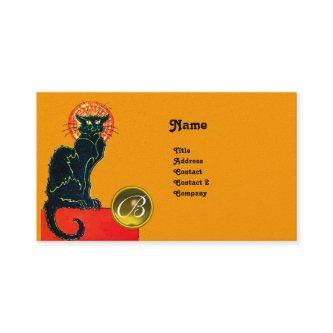 BLACK CAT PARTY MONOGRAM