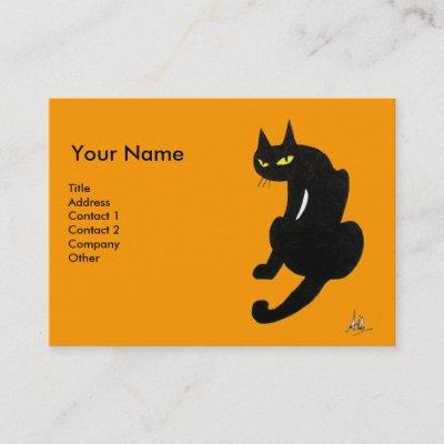 BLACK CAT , Yellow Orange