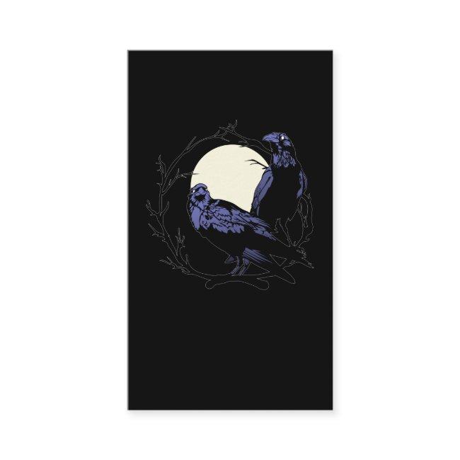 Black Crows Moon Raven Dark Birds