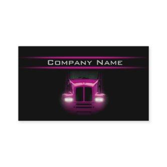 Black Design Pink Truck Front Brighter Layout
